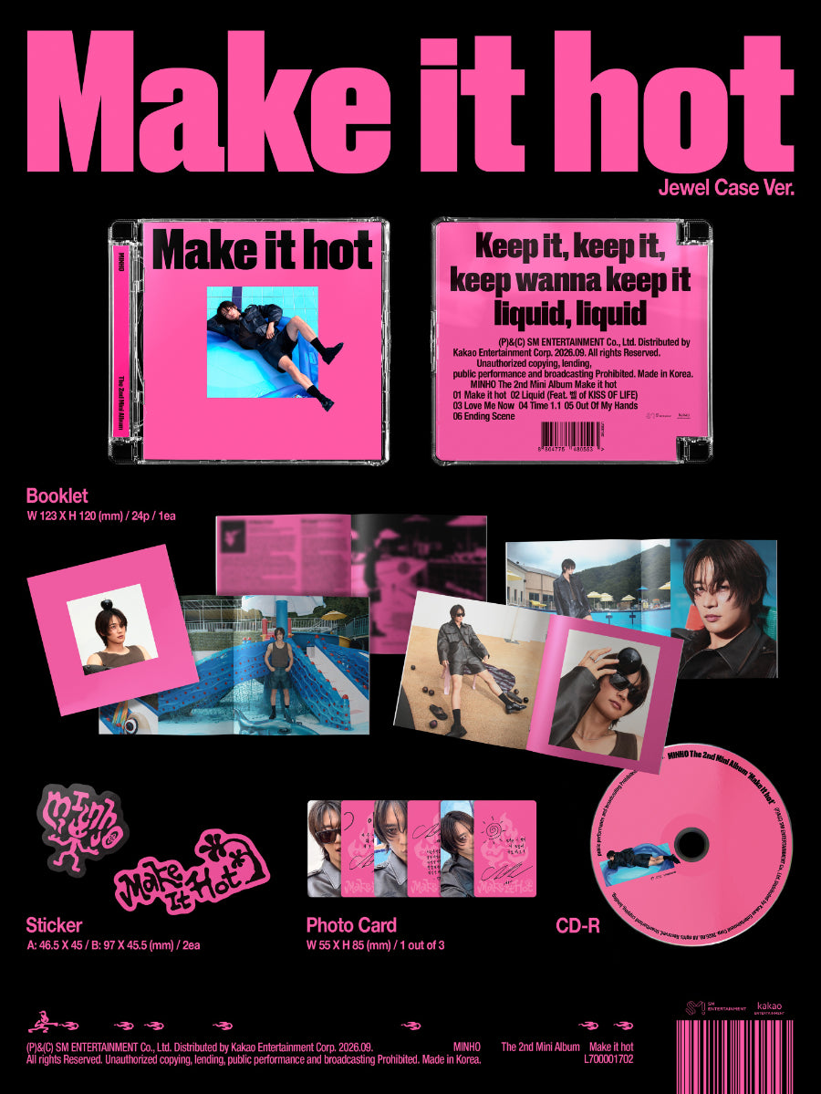 SHINEE MINHO - Make It Hot (2nd Mini Album) [Jewel Case Ver.]