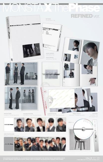 *PRE-ORDER* MONSTA X - THE PHASE (11th Mini Album) [Refind Ver.]