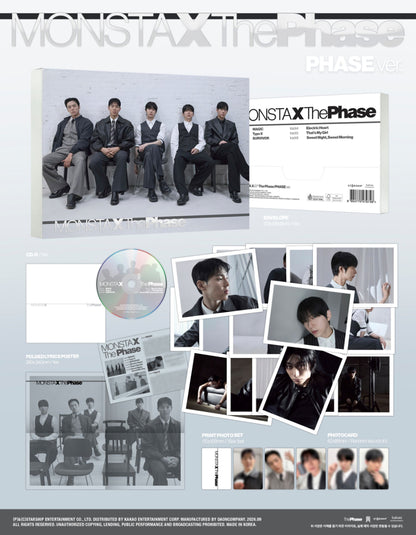 *PRE-ORDER* MONSTA X - THE PHASE (11th Mini Album) [Phase Ver.]