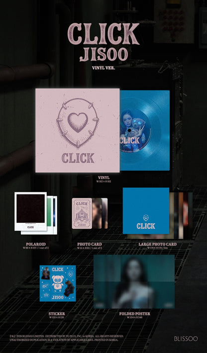 *PRE-ORDER* BLACKPINK JISOO - CLICK (2nd Single Album) [LP/Vinyl Ver.]