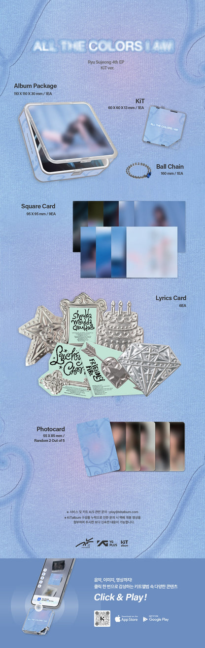 *PRE-ORDER* RYU SUJEONG - ALL THE COLORS I AM (4th Mini Album) [KiT Ver.]