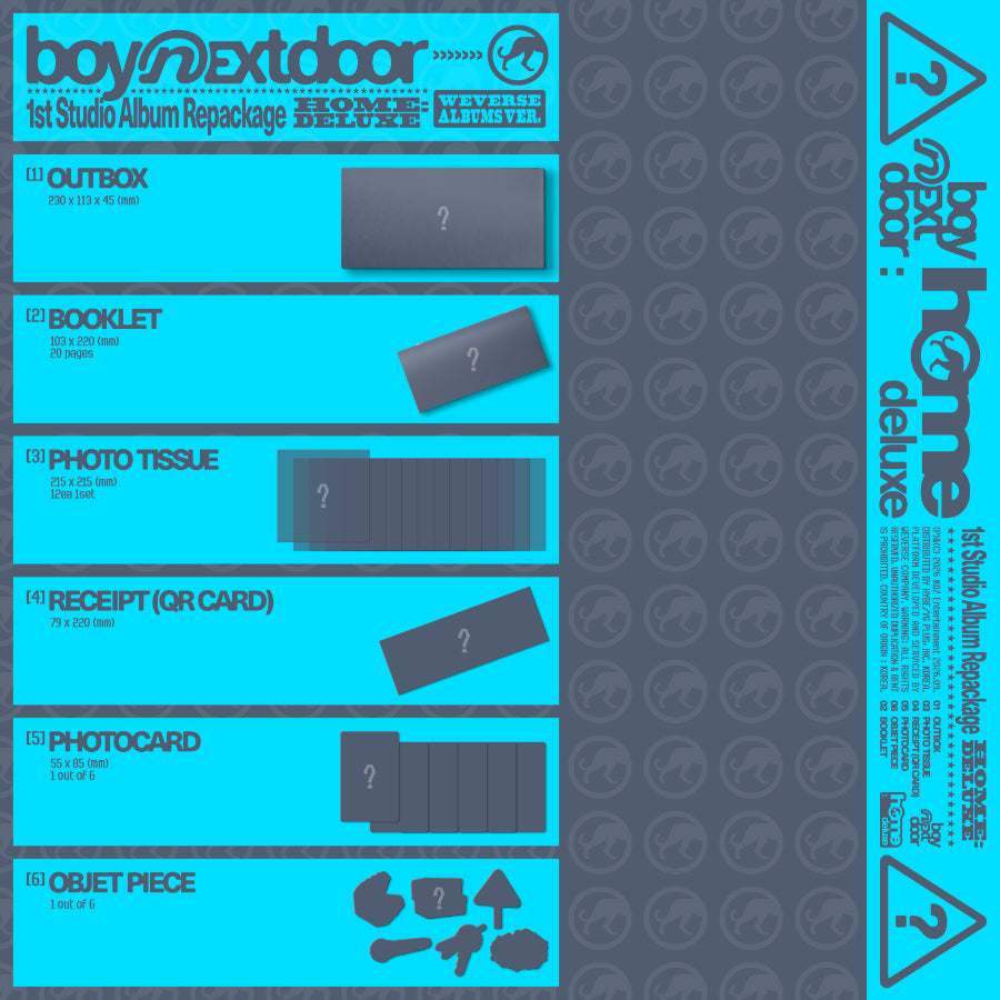 *PRE-ORDER* BOYNEXTDOOR - HOME: DELUXE (1st Repackage Album) [Weverse Albums Ver.] + POB