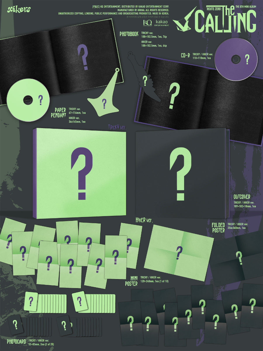 *PRE-ORDER* XIKERS - ROUTE ZERO : The CALLING (8th Mini Album)