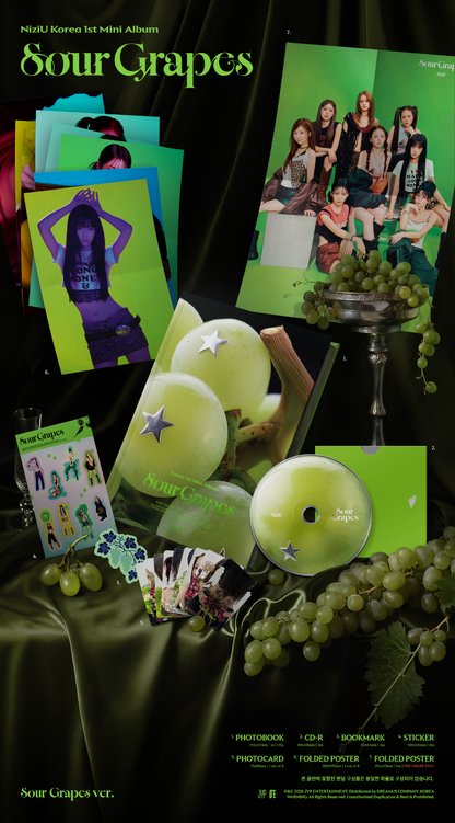 NIZIU - Sour Grapes (1st Korean Mini Album)