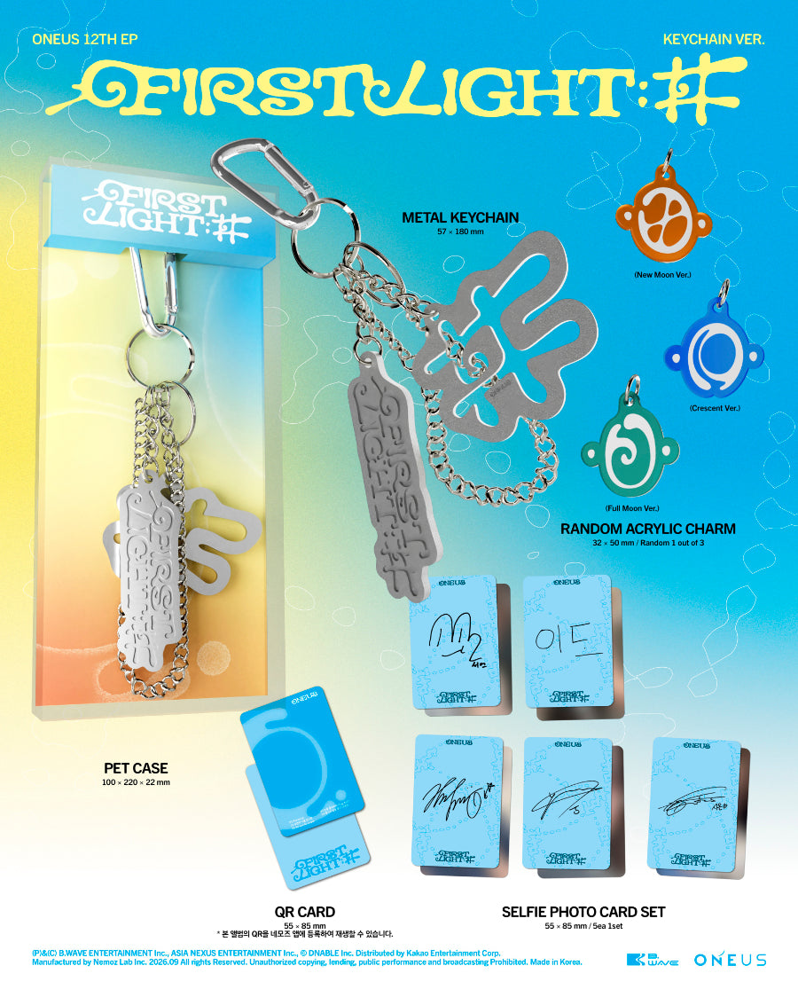 *PRE-ORDER* ONEUS - FIRST LIGHT : 井 (12th Mini Album) [Keychain Ver.]