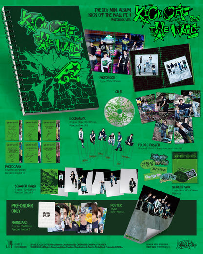 KICKFLIP - KICK OFF THE WALL PT.1 (5th Mini Album) [Photobook Ver.]