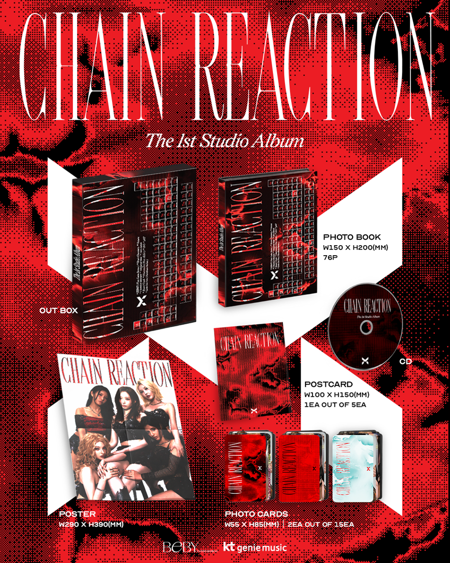 *PRE-ORDER* X:IN - Chain Reaction (1st Studio Album) [CD Ver.]
