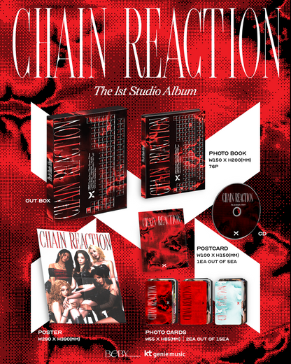 *PRE-ORDER* X:IN - Chain Reaction (1st Studio Album) [CD Ver.]