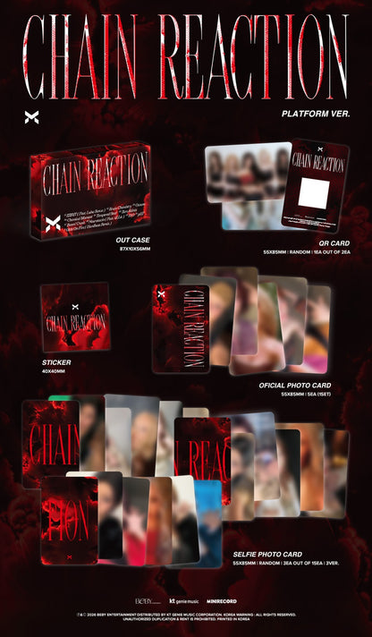 *PRE-ORDER* X:IN - Chain Reaction (1st Studio Album) [Platform Ver.]