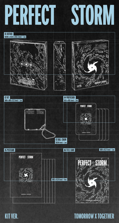 *PRE-ORDER* TXT (TOMORROW X TOGETHER) - PERFECT STORM (9th Mini Album) [KiT Ver.]