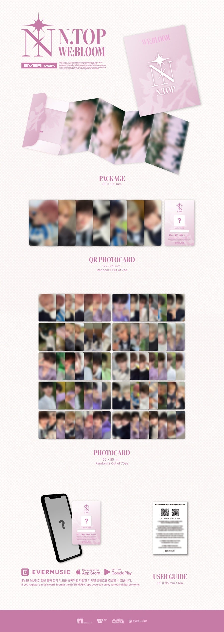 *PRE-ORDER* N.TOP - WE BLOOM (1st Mini Album) [Ever Ver.]