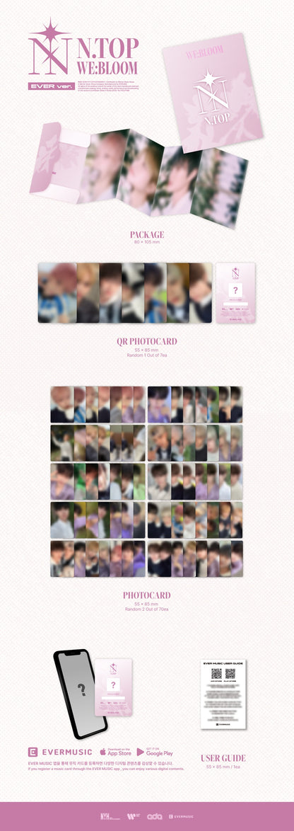 *PRE-ORDER* N.TOP - WE BLOOM (1st Mini Album) [Ever Ver.]