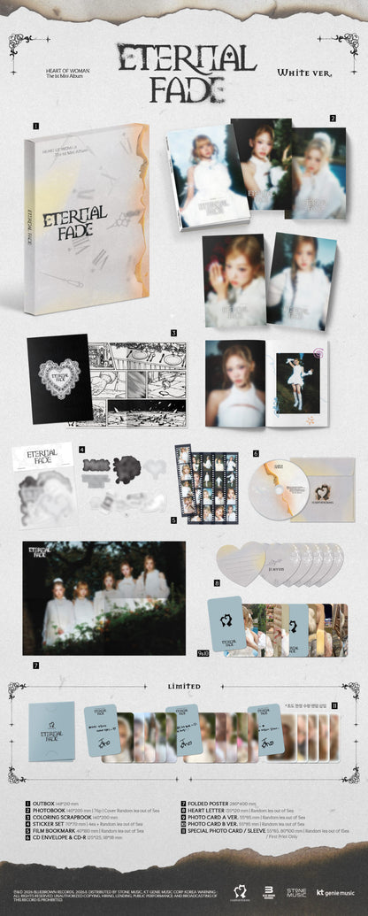 *PRE-ORDER* HEART OF WOMAN - Eternal Fade (1st Mini Album)