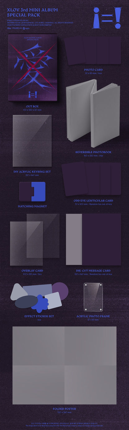 *PRE-ORDER* XLOV - I=! [Special Pack Ver.]