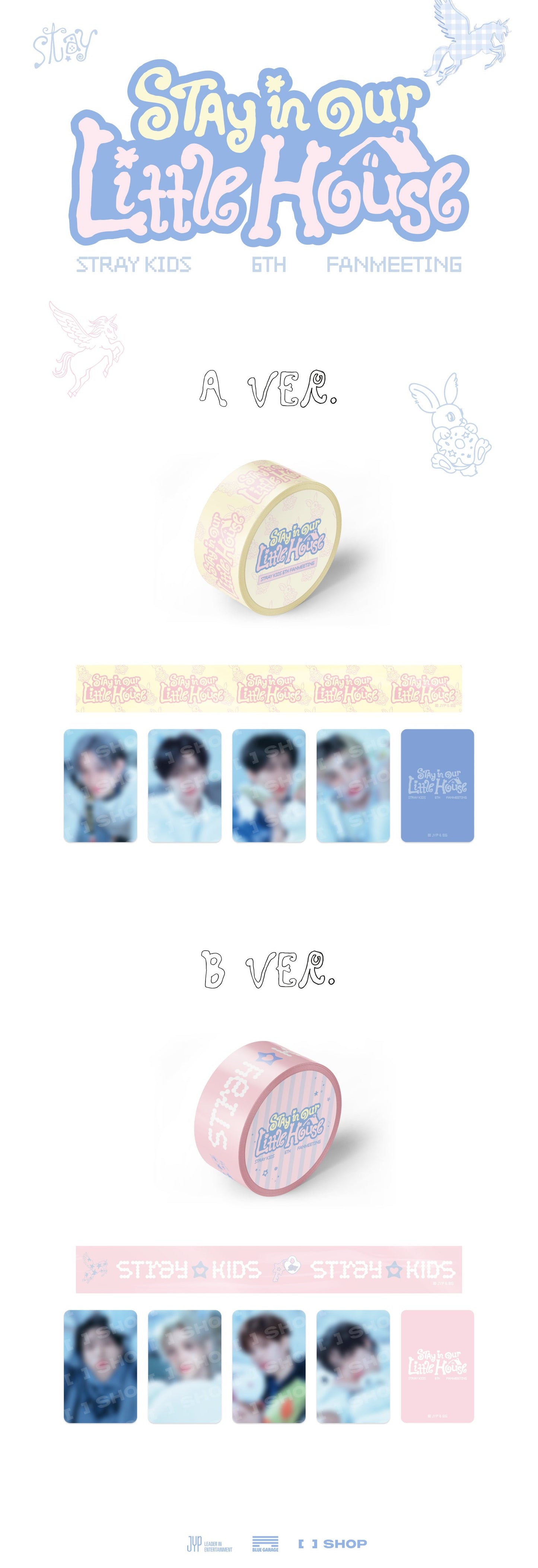 *PRE-ORDER* STRAY KIDS - [Stay In OUR Little House - 6th Fanmeeting MD] Box Tape Set