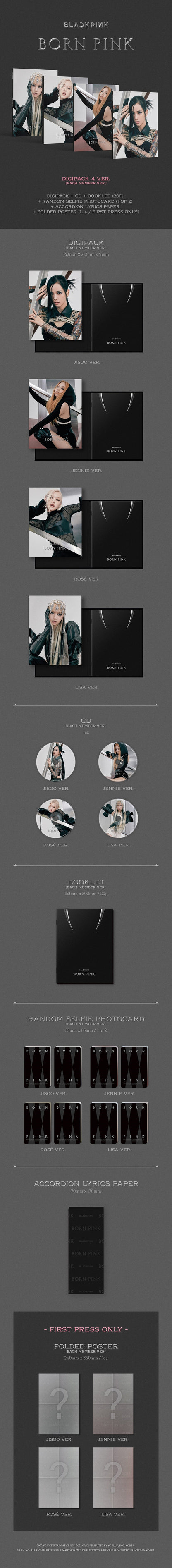 BLACKPINK - Born Pink [Digipack Ver.]