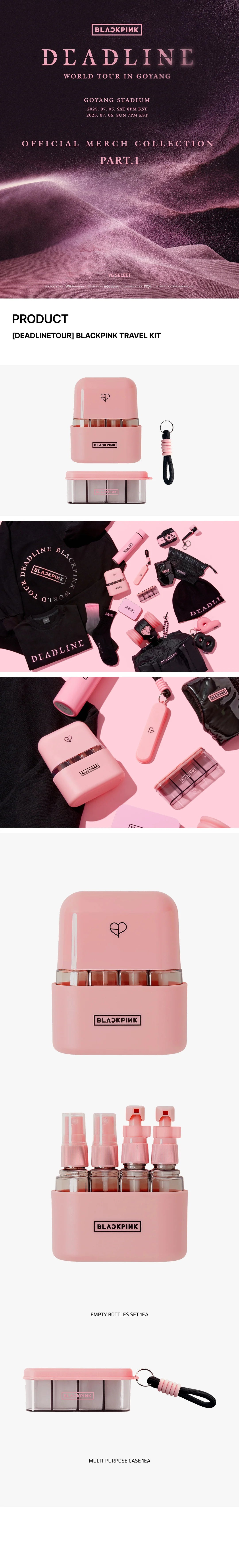 BLACKPINK - [DEADLINE WORLD TOUR MD] Travel Kit