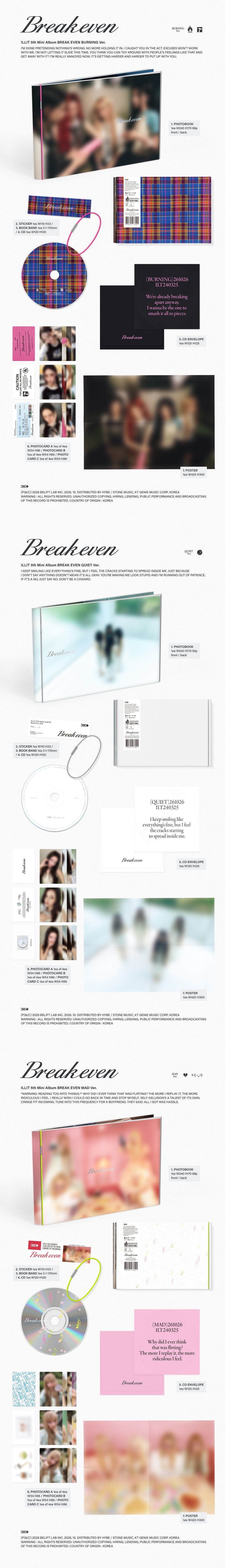 *PRE-ORDER* ILLIT - Break Even [Photobook Ver.] + POB