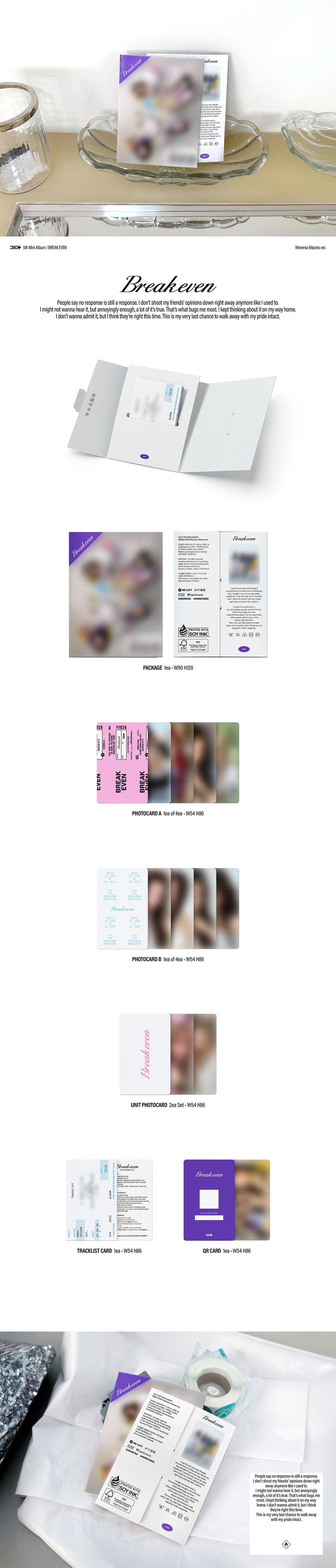 *PRE-ORDER* ILLIT - Break Even [Weverse Ver.]
