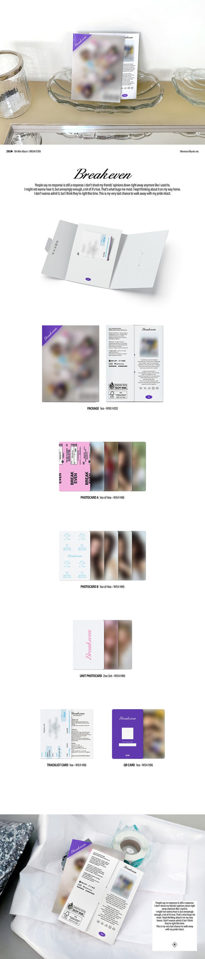 *PRE-ORDER* ILLIT - Break Even [Weverse Ver.]