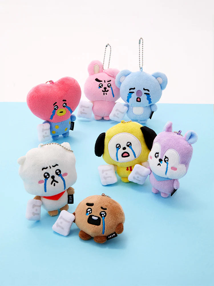 BTS - BT21 Teardrop Plush Keyring