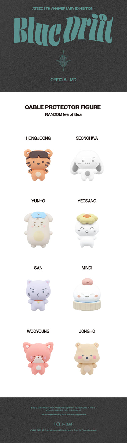 *PRE-ORDER* ATEEZ - [8th Anniversary Exhibition: Blue Drift Official MD] Random Cable Protector
