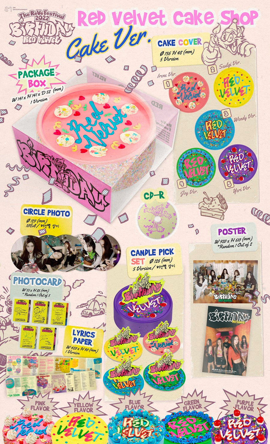 RED VELVET - The ReVe Festival 2022: Birthday [Cake Ver.]