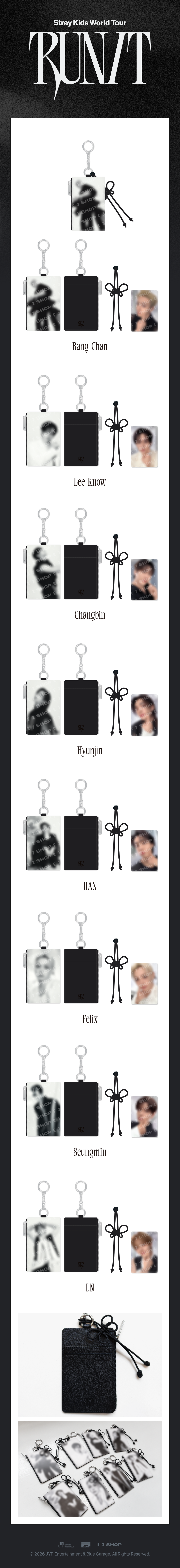 *PRE-ORDER* STRAY KIDS - [Run It MD] Card Holder Keyring