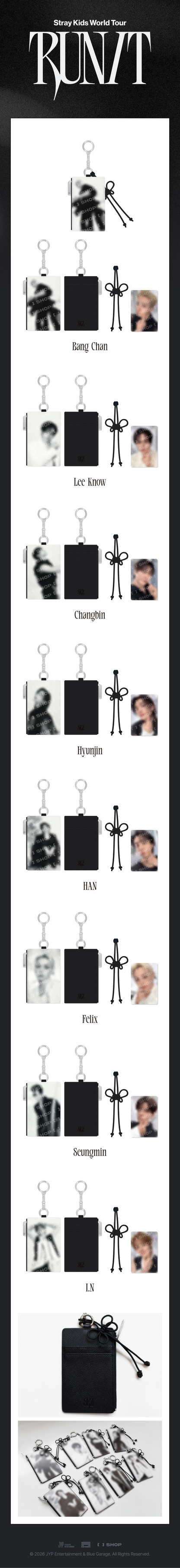 *PRE-ORDER* STRAY KIDS - [Run It MD] Card Holder Keyring