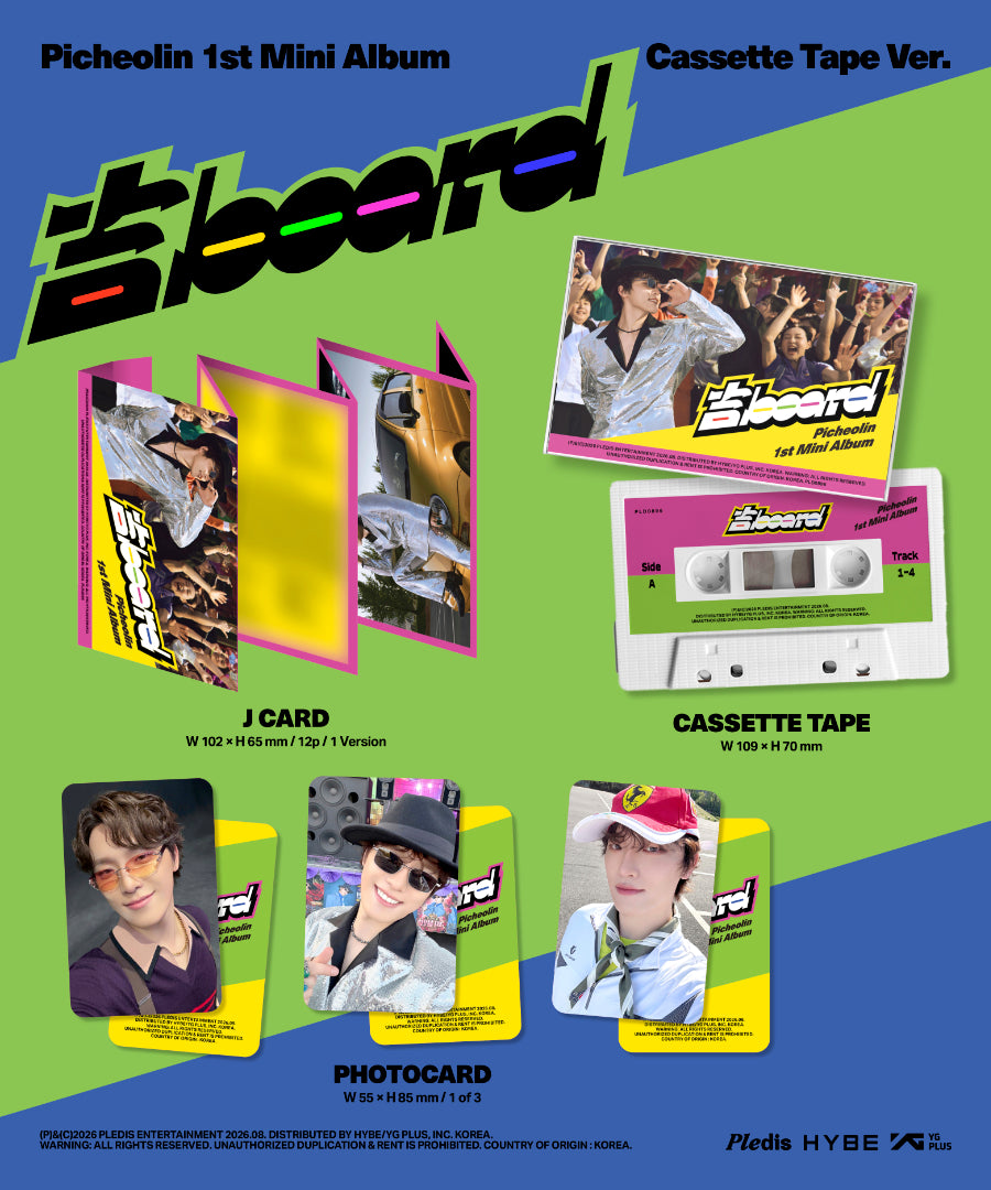 *PRE-ORDER* PICHEOLIN - 吉BOARD [Cassette Ver.]