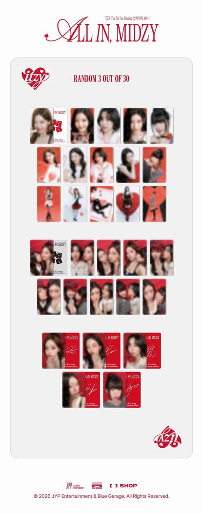 *PRE-ORDER* ITZY - [ALL IN, MIDZY | 5th Fan Meeting] Random Trading Card