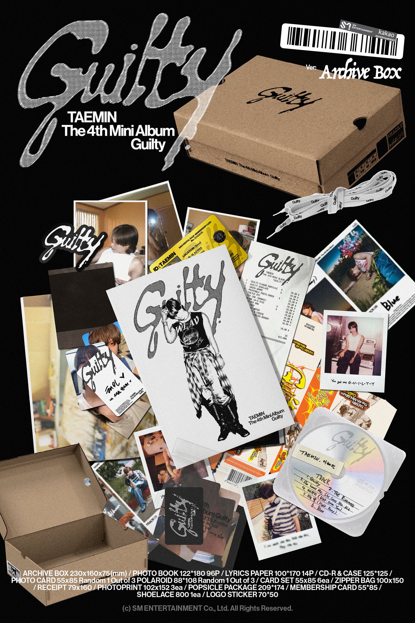 TAEMIN - Guilty (4th Mini Album) [Archive Box Ver.]