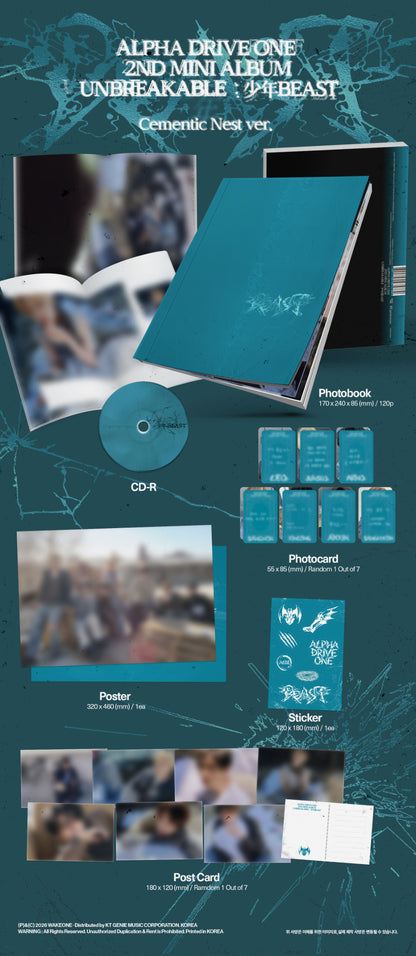 *PRE-ORDER* ALPHADRIVEONE - Unbreakable: Beast [Cementic Nest Ver.]
