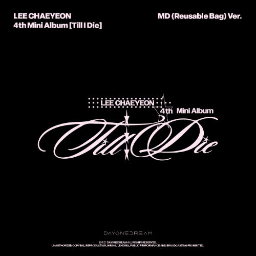 *PRE-ORDER* LEE CHAEYEON - Till I Die [Reusable Bag Ver.]