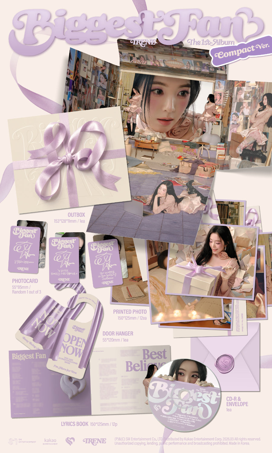 *PRE-ORDER* Red Velvet Irene - Biggest Fan [Compact Ver.]