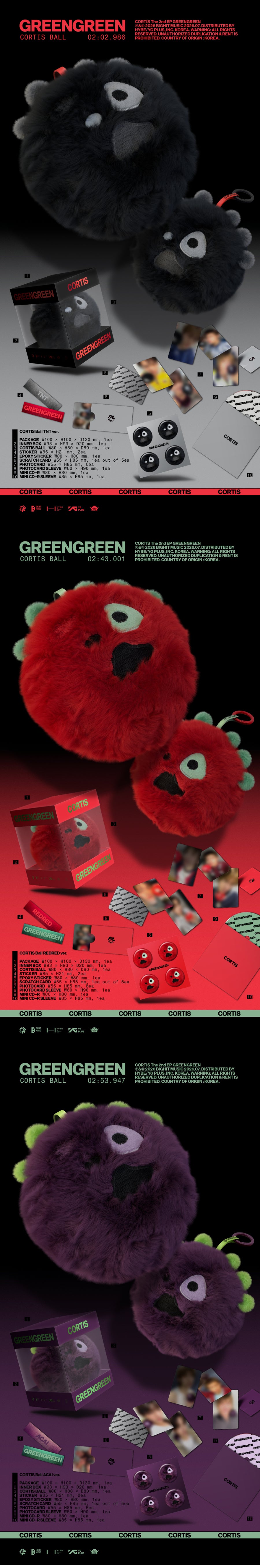 *PRE-ORDER* CORTIS - GreenGreen [Cortis Ball Ver.]