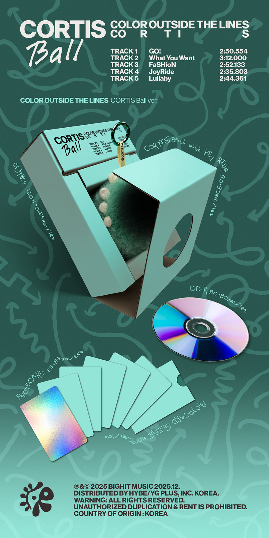 *PRE-ORDER* CORTIS - Color Outside The Lines (CORTIS Ball Ver.)