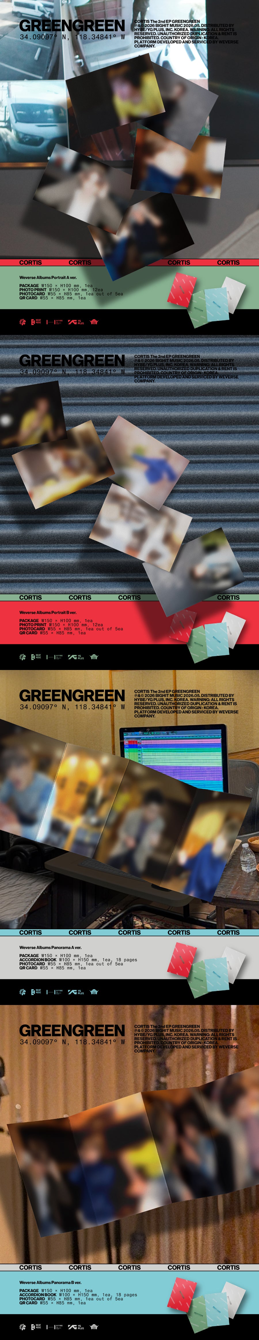 *PRE-ORDER* CORTIS - GreenGreen [Weverse Ver.]
