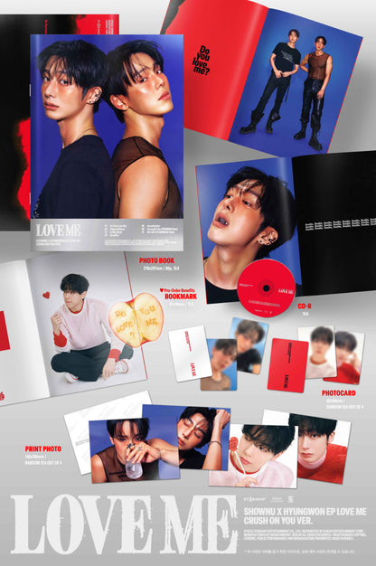SHOWNU X HYUNGWON - LOVE ME (2nd Mini Album) [Crush On You Ver.]