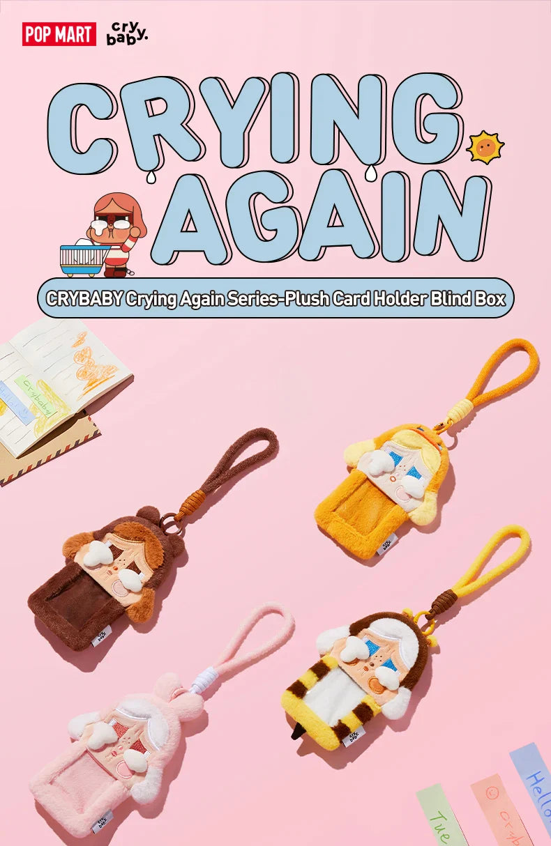 POPMART CRYBABY Crying Again Photocard Holder Blind Box