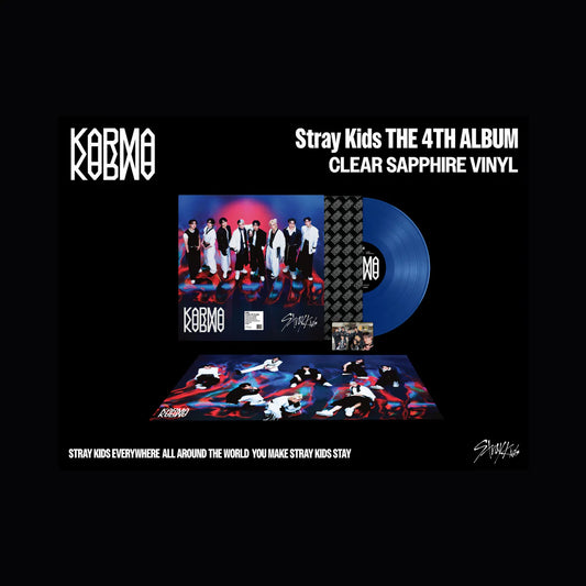 STRAY KIDS - Karma [Clear Sapphire Vinyl/LP]