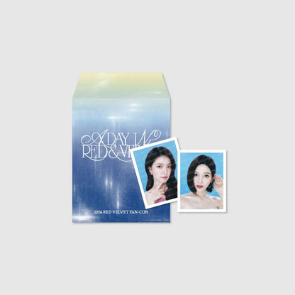 *PRE-ORDER* RED VELVET - [A Day in Red & Velvet] 2026 Fan-Con Random ID Photo Set