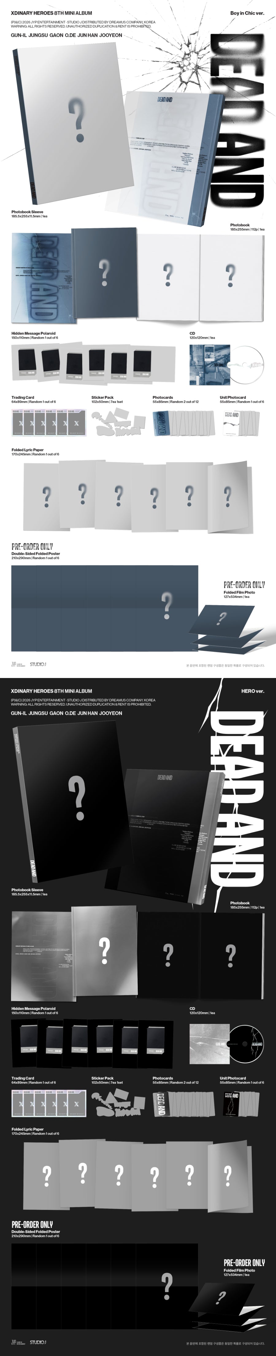 XDINARY HEROES - Dead And [Photobook Ver.]