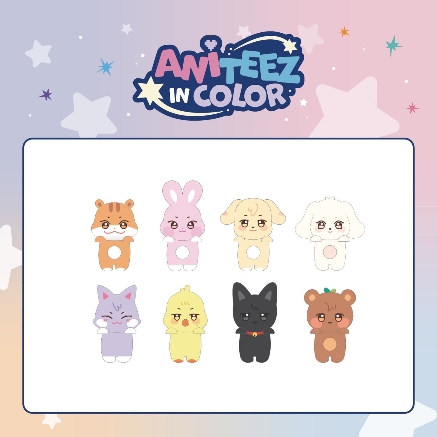 *PRE-ORDER* ATEEZ - [ANITEEZ In Color Pop-Up MD] Mini Deco Figure