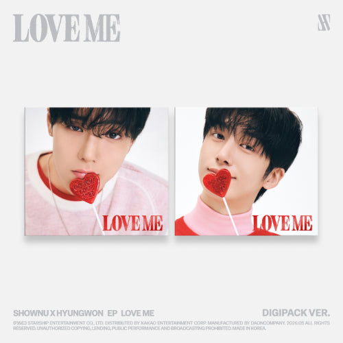 *PRE-ORDER* SHOWNU X HYUNGWON - LOVE ME (2nd Mini Album) [Digipack Ver.]