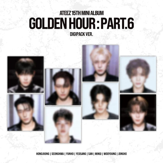 *PRE-ORDER* ATEEZ - Golden Hour: Part 6 (15th Mini Album) [Member Digipack Ver.] + POB