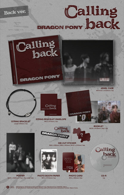 *PRE-ORDER* DRAGON PONY - Calling Back