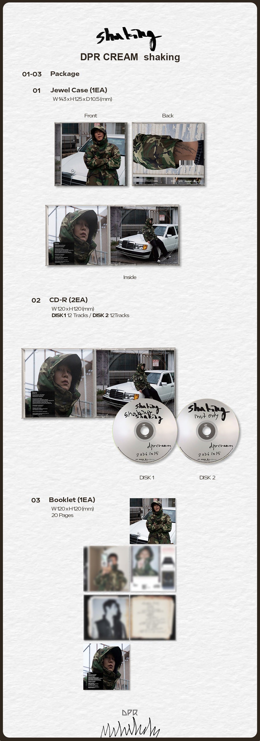 *PRE-ORDER* DPR CREAM - Shaking