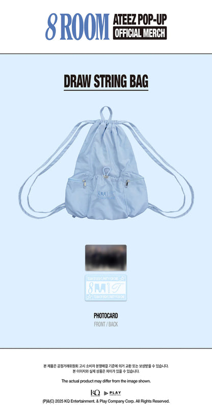 *PRE-ORDER* ATEEZ - [8ROOM 7th Anniversary Pop-Up MD] Draw String Bag