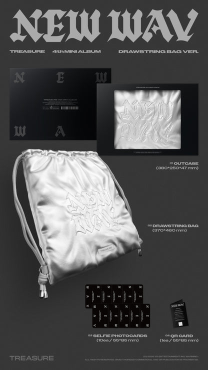 *PRE-ORDER* TREASURE - New Wav (Drawstring Bag Ver.)
